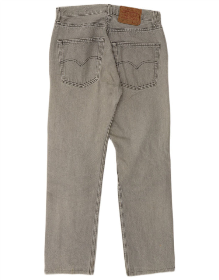LEVI'S Herren 501 Straight Jeans W31 L27 Grau