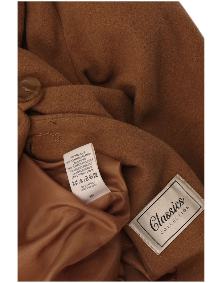 St. Bernard Damenmantel UK 14 Große beige Wolle