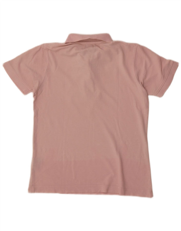 Kappa Damen Poloshirt UK 12 Mittelrosa Baumwolle