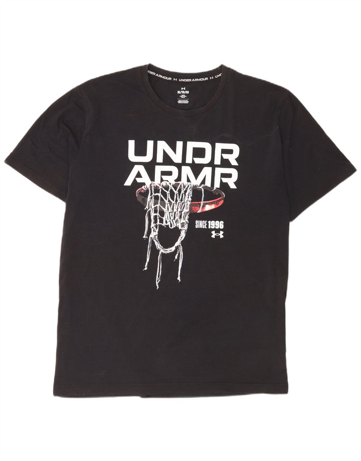 Under Armour Herren Graphic T-Shirt Top XL Schwarz Baumwolle