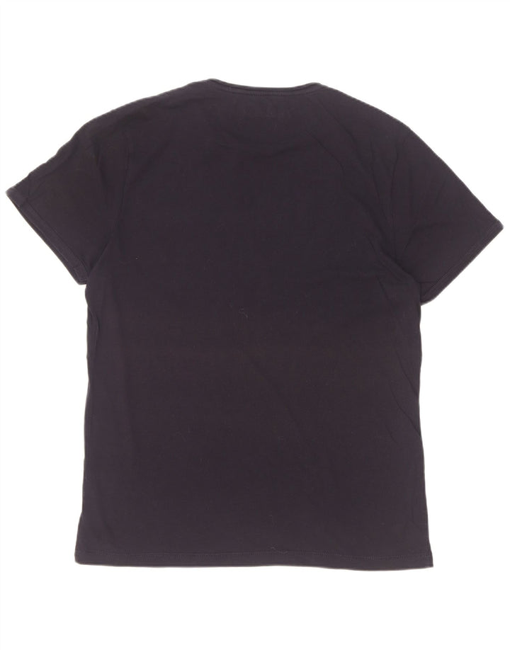 Napapijri Herren-T-Shirt mit Grafik, Größe L, Marineblau