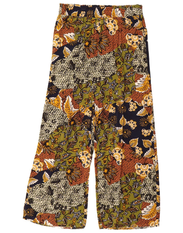 Esprit Damenhose UK 12 Medium W30 L30 Mehrfarbige Viskose mit Blumenmuster