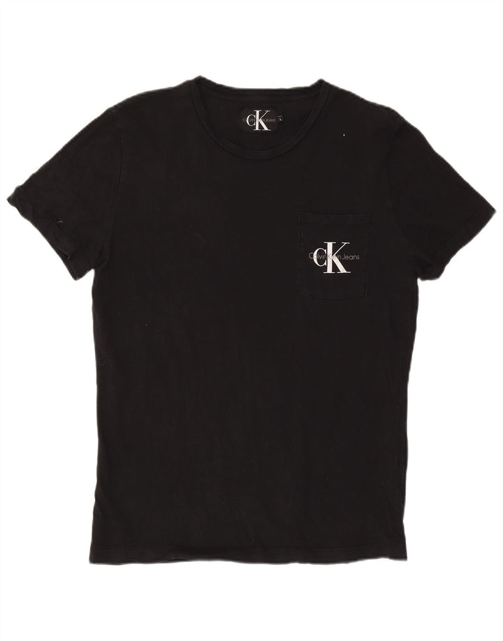 CALVIN KLEIN JEANS Herren T-Shirt Top Large Schwarz