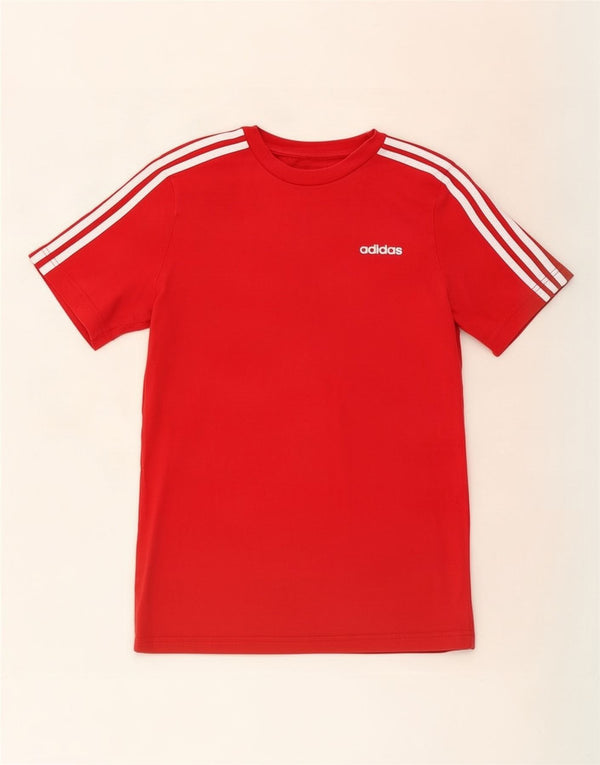 Adidas T-Shirt für Jungen, 13–14 Jahre, rote Baumwolle
