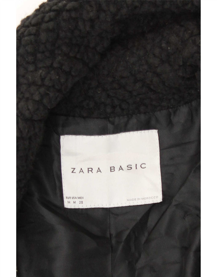 Zara Damenjacke UK 12 Mittelgraue Baumwolle