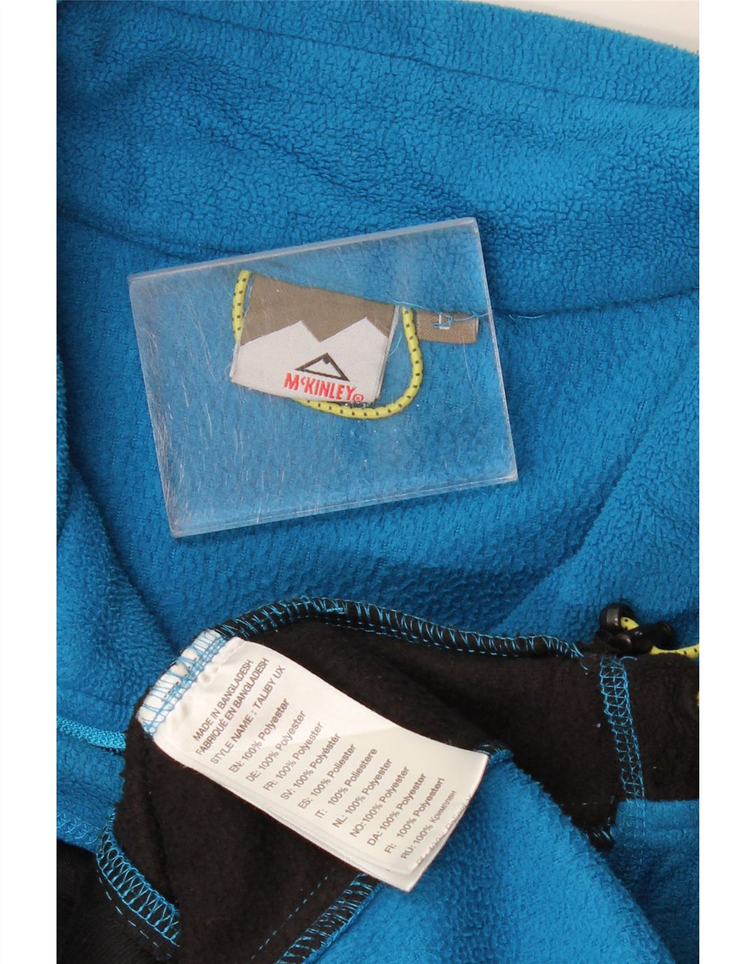 MCKINLEY Damen Fleecejacke UK 16 Large Blue Colourblock Polyester