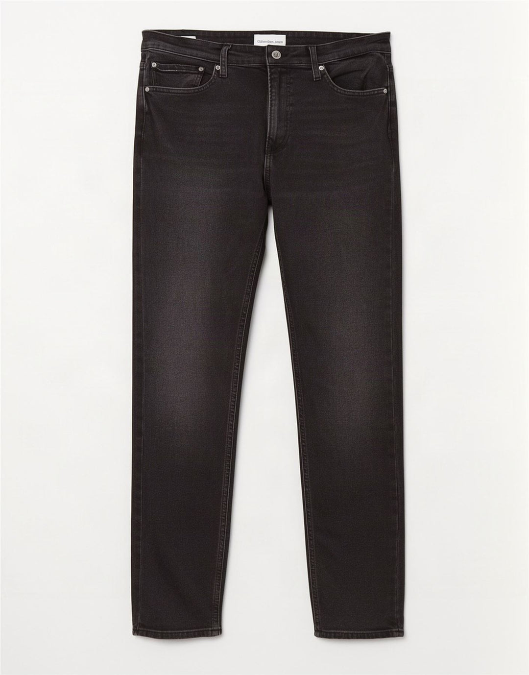 Calvin Klein Herren Slim Jeans W36 L34 Graue Baumwolle
