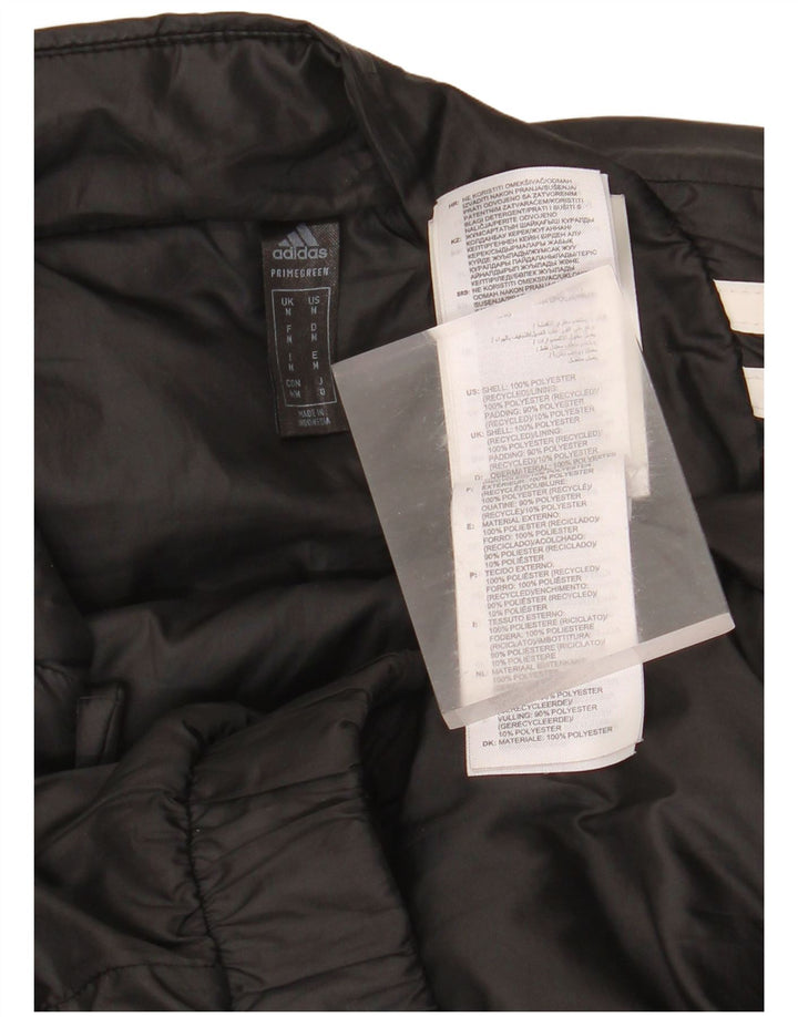 Adidas Herren Primegreen gepolsterte Jacke UK 38 Medium Schwarz Polyester