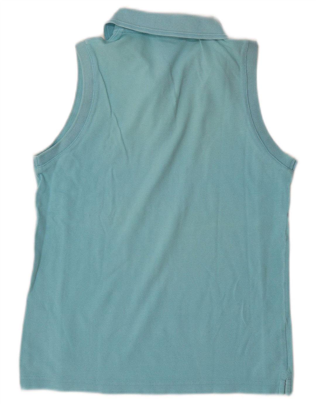 Champion Damen ärmelloses Poloshirt UK 12 Mittelblau