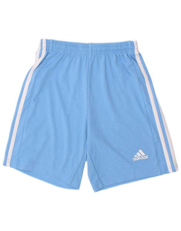 Adidas Jungen Aeroready Sportshorts 11–12 Jahre, blaues Polyester