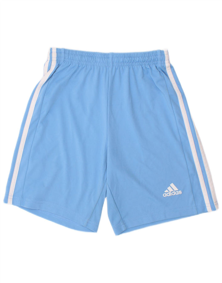 Adidas Jungen Aeroready Sportshorts 11–12 Jahre, blaues Polyester