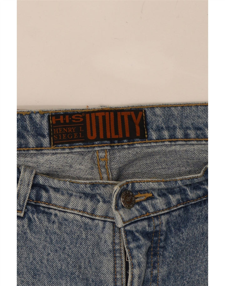 H.I.S Mens Straight Jeans W32 L36 Blue Vintage H.I.S and Second-Hand H.I.S from Messina Hembry 