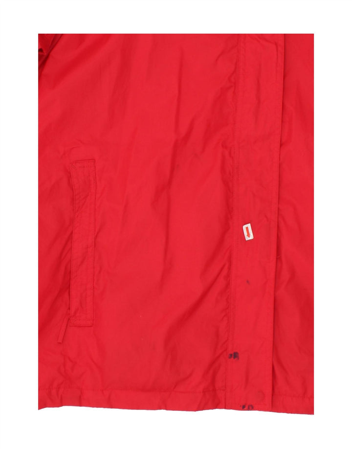 MOUNTAIN WAREHOUSE Womens Hooded Rain Jacket UK 22 3XL Red Nylon Vintage Mountain Warehouse and Second-Hand Mountain Warehouse from Messina Hembry 