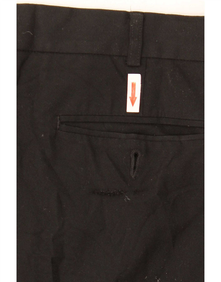 Marks & Spencer Maßgeschneiderte, gerade Anzughose für Herren, W40, L31, Schwarz