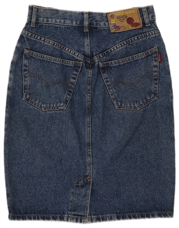 Mash Womens Rosemary Denim Rock IT 44 Medium W27 Blaue Baumwolle