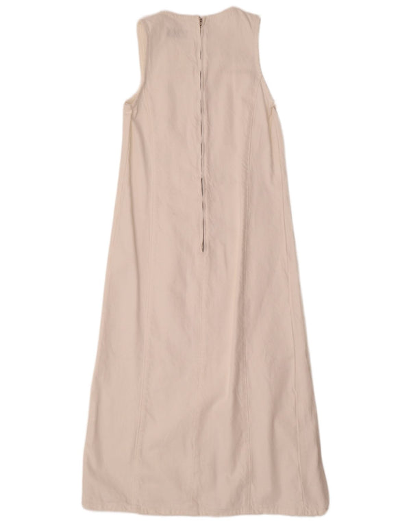 Ärmelloses Jeanskleid für Damen von Zara, Gr. 8, Weiß