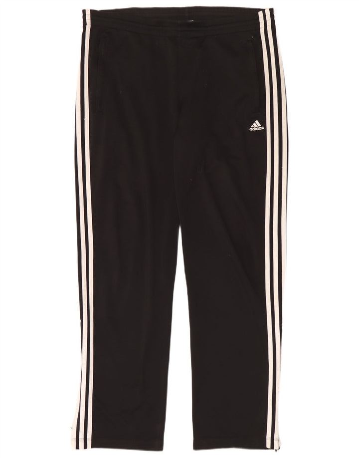 Adidas Herren-Trainingshose UK 40/42 Mittelschwarzes Polyester