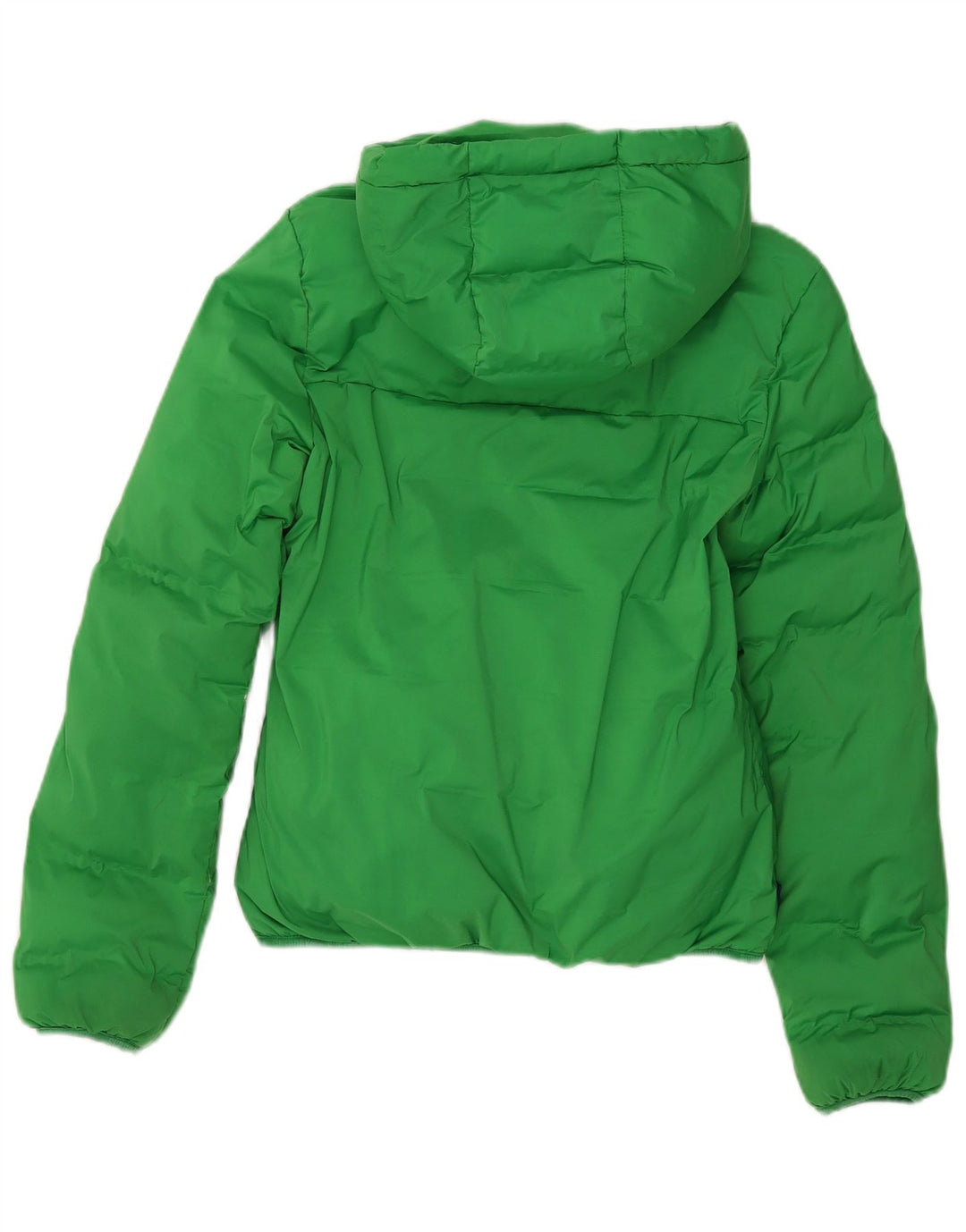 Superdry Wattierte Damenjacke mit Kapuze, UK 8, Größe S, Grün, Polyester