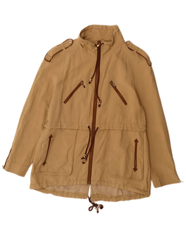 Zara Damen Militärjacke UK 18 XL Beige
