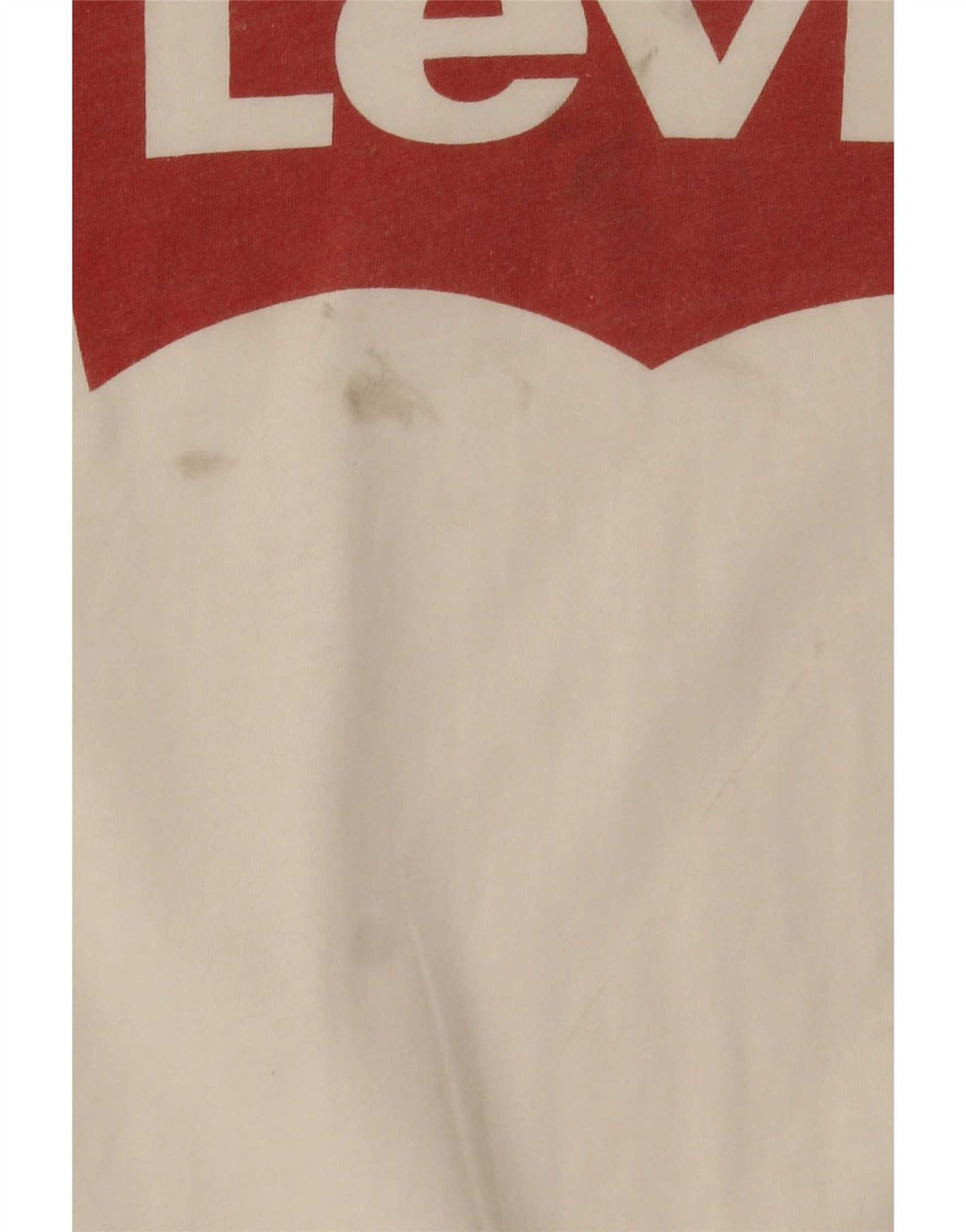 Levi's Damen-T-Shirt mit Grafik, UK 12, mittelweiße Baumwolle