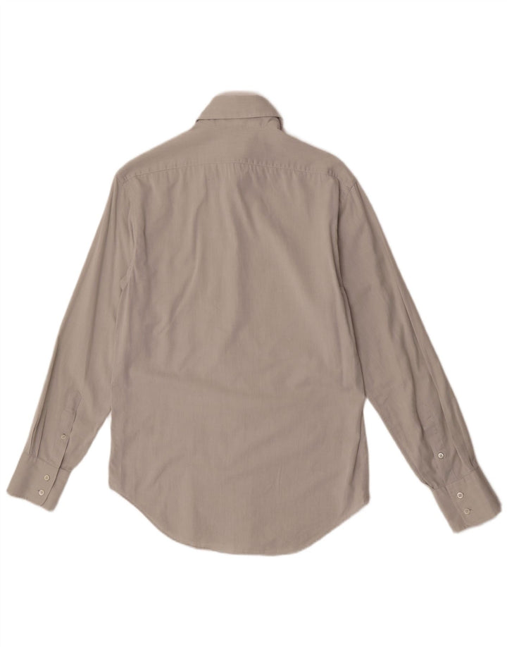 Armani Collezioni Herrenhemd Größe 39 15 1/2 Mittelgraue Baumwolle