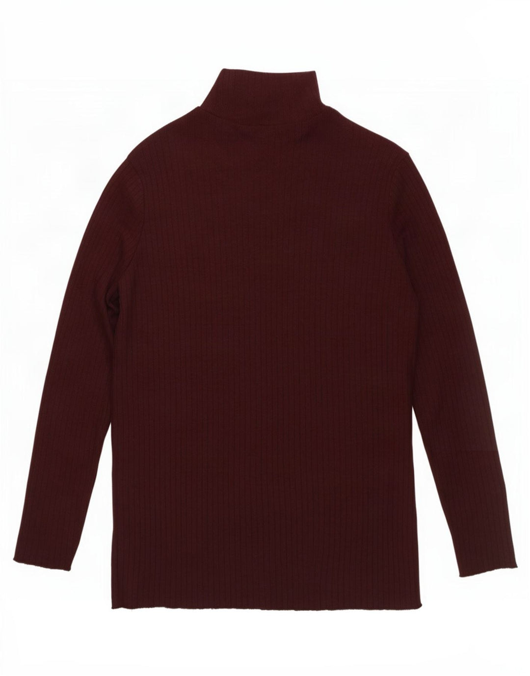 Zara Damen Top Langarm UK 16 Large Braun Polyester
