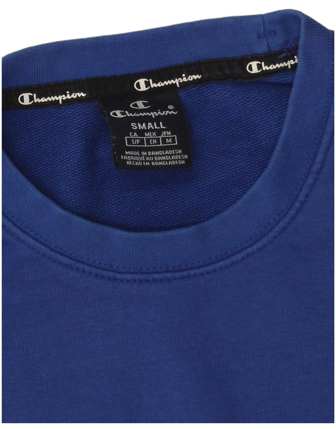 Champion Herren-Sweatshirt mit Grafik, Größe S, Blau, Baumwolle