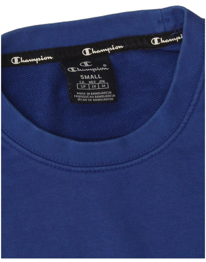 Champion Herren-Sweatshirt mit Grafik, Größe S, Blau, Baumwolle