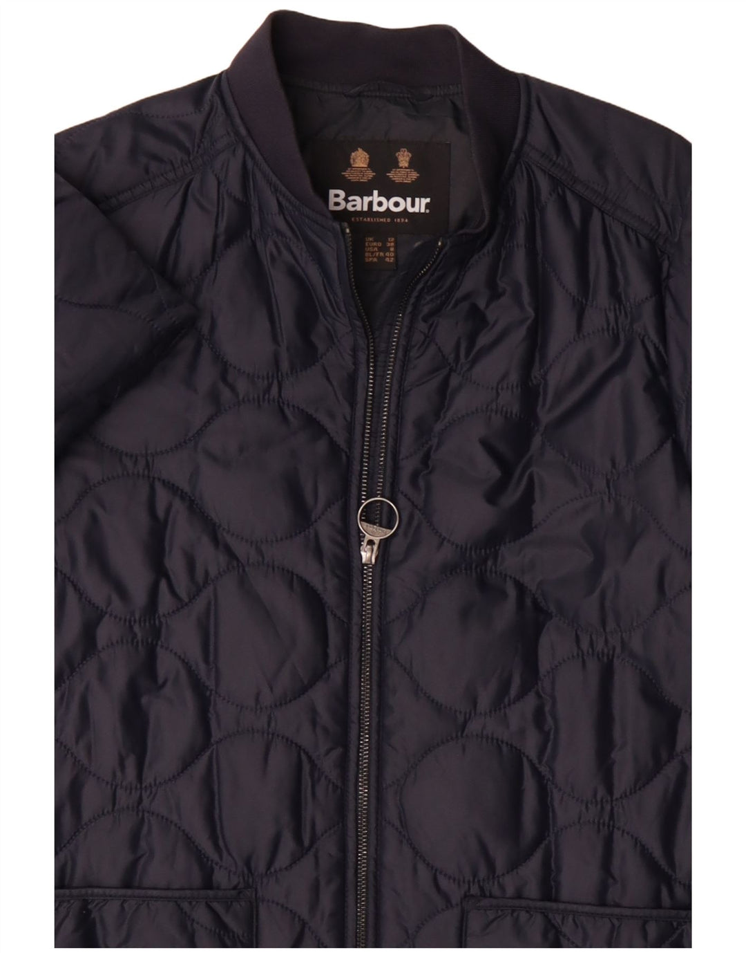 Barbour Damen Übergroßer gepolsterter Mantel UK 12 Medium Navy Blue