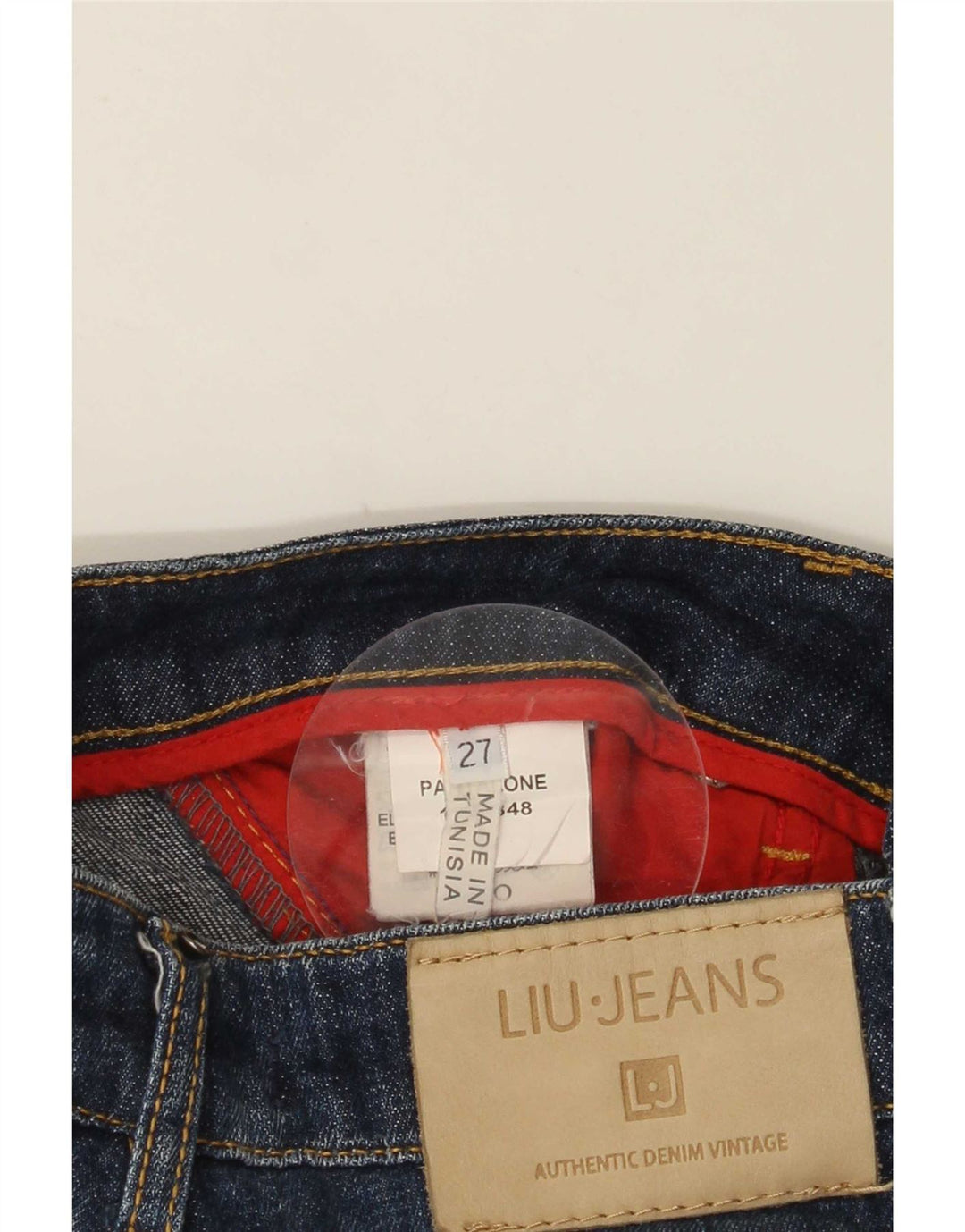 Liu Jo Womens Distressed Bootcut Jeans W27 L34 Blue Cotton