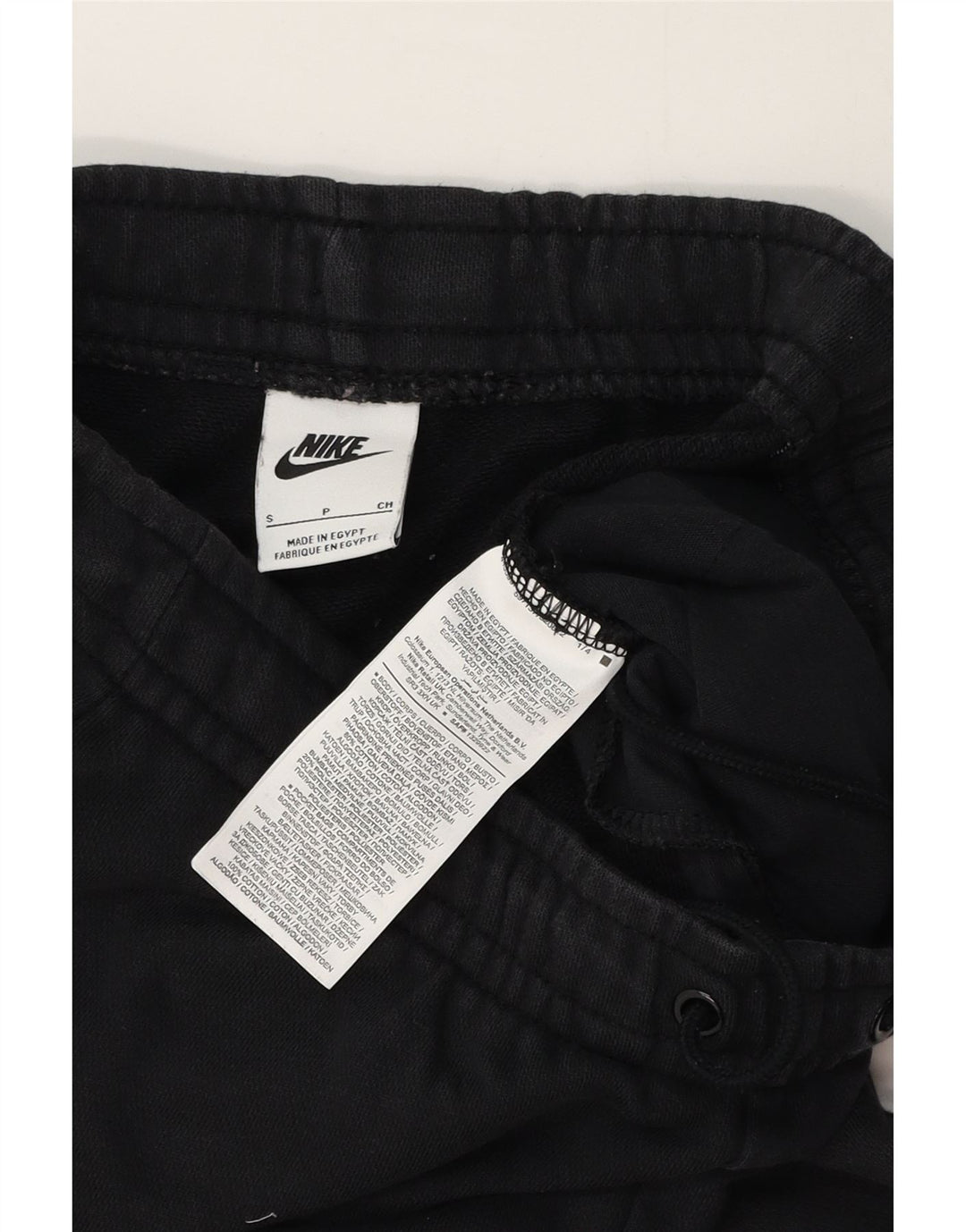 Nike Herren-Trainingshose mit Grafik, Jogginghose, Größe S, Schwarz, Baumwolle
