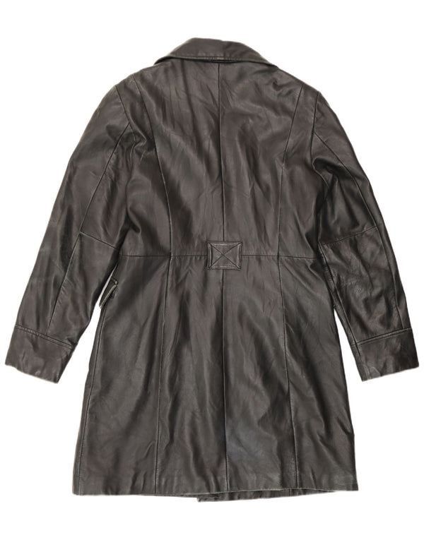 Conbipel Damen Ledermantel IT 48 XL Schwarzes Leder