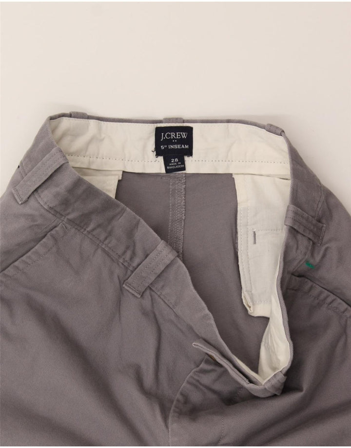 J. CREW Womens Chino Shorts W28 Medium Grey Cotton Vintage J. Crew and Second-Hand J. Crew from Messina Hembry 