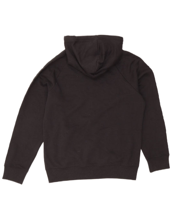 Calvin Klein Jeans Damen-Kapuzenpullover mit Reißverschluss, UK 16, Größe L, Schwarz, Farbblock