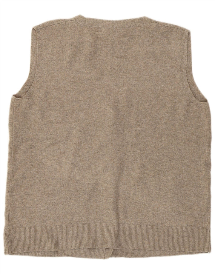 Marks & Spencer Damen-Cardigan, ärmellos, Gr. 40, Größe L, Grau