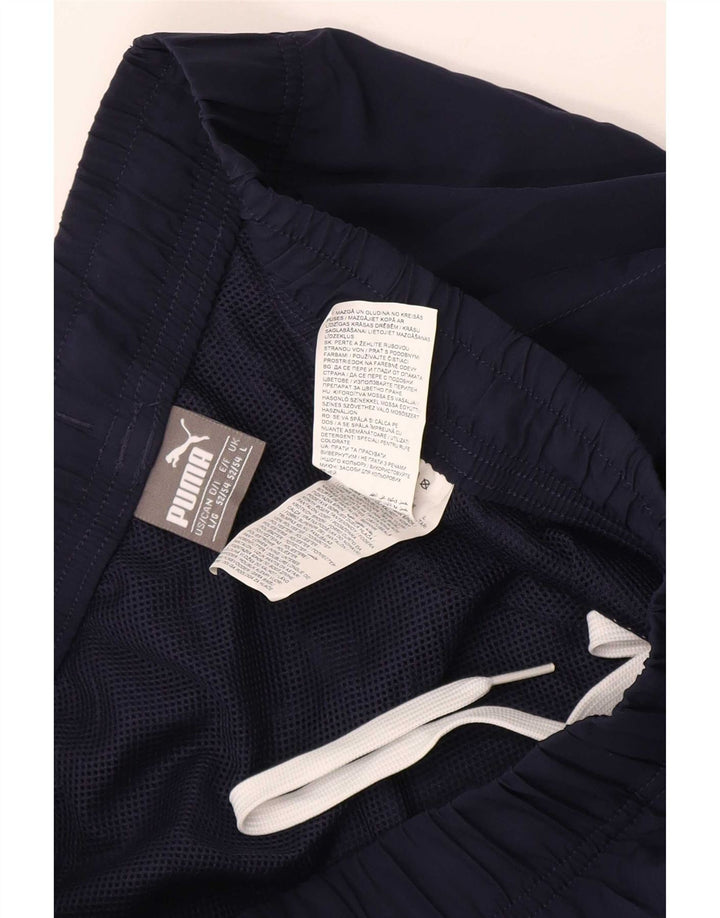Puma Herren-Trainingshose, Jogginghose, groß, marineblau, Polyester