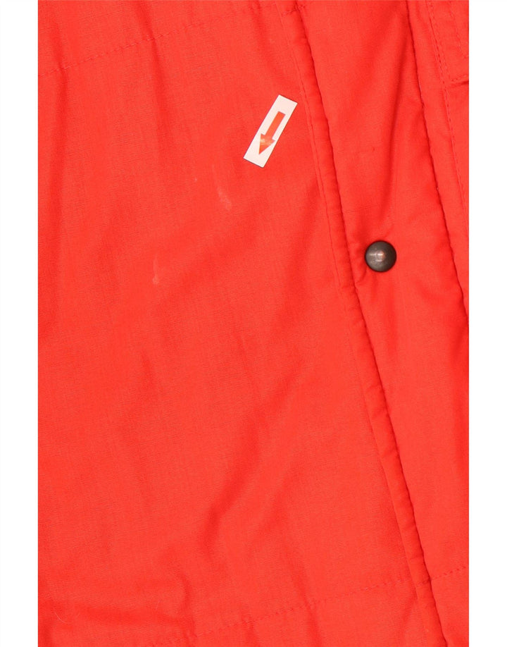 Wrangler Wattierte Damenjacke mit Kapuze, UK 20 2XL, Rot, Farbblock