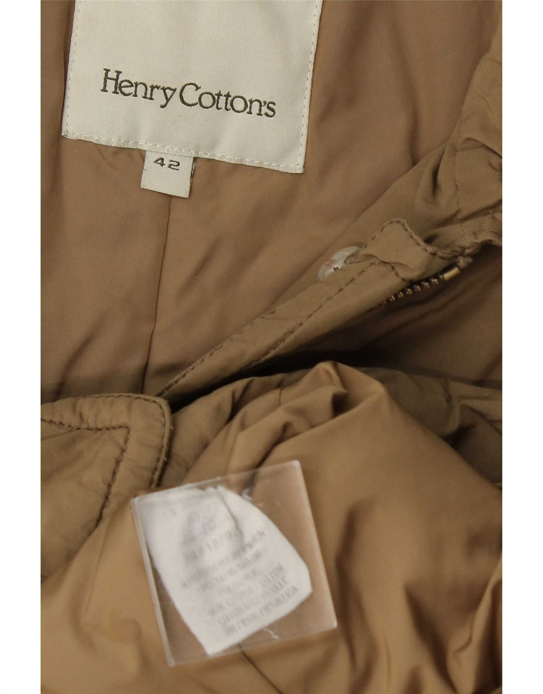 Henry Cottons Damen-Utility-Jacke mit Gürtel IT 42 Medium Khaki Polyamid