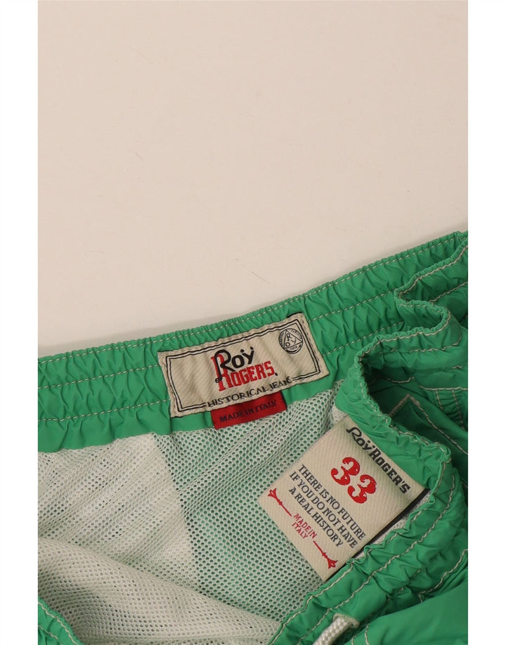 Roy Rogers Herren-Badeshorts, groß, grün, Polyamid