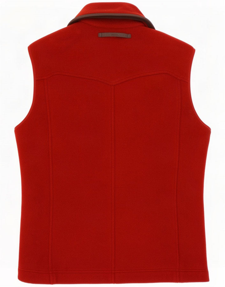 Musto Herren-Fleeceweste UK 38 Mittelrotes Polyester