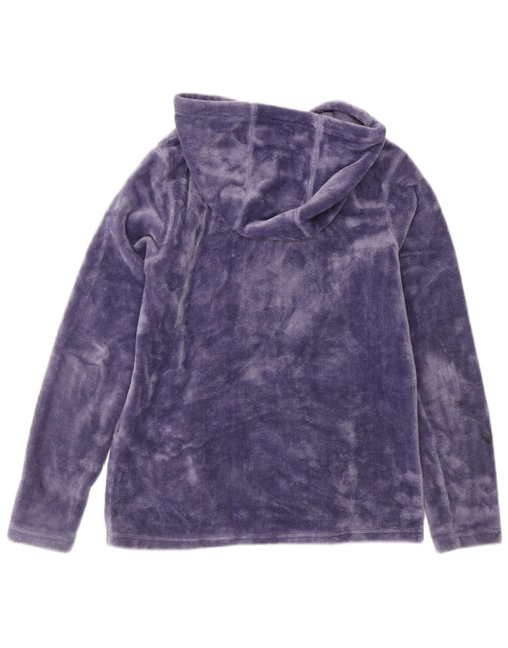 Mountain Warehouse Damen-Fleecejacke mit Kapuze, UK 8, Größe S, Lila, Polyester