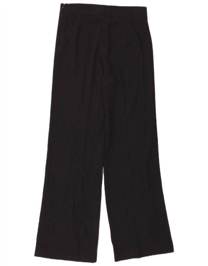 Zara Damen-Freizeithose mit weitem Bein, Größe M, W30, L33, Schwarz, Polyester