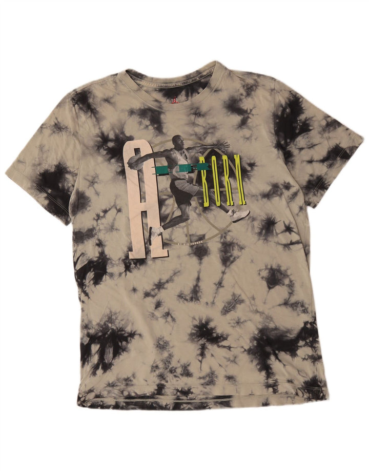 Jordan Herren-T-Shirt mit Grafik, mittelblau, Batikmuster