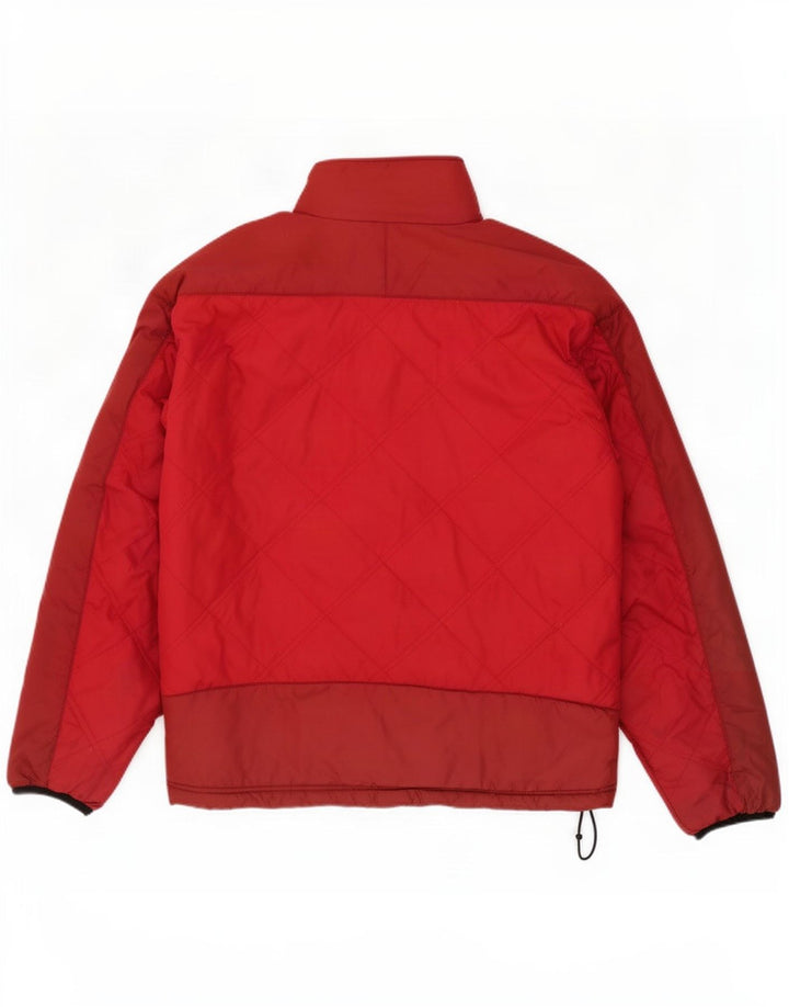Lowe Alpine Wattierte Herrenjacke UK 38 Mittelrotes Colourblock-Nylon