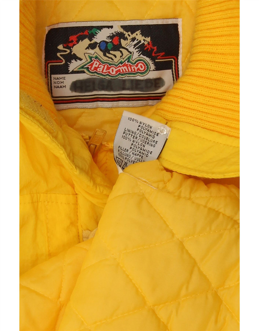 Palomino Damen Dufflejacke UK 16 Large Gelbes Nylon
