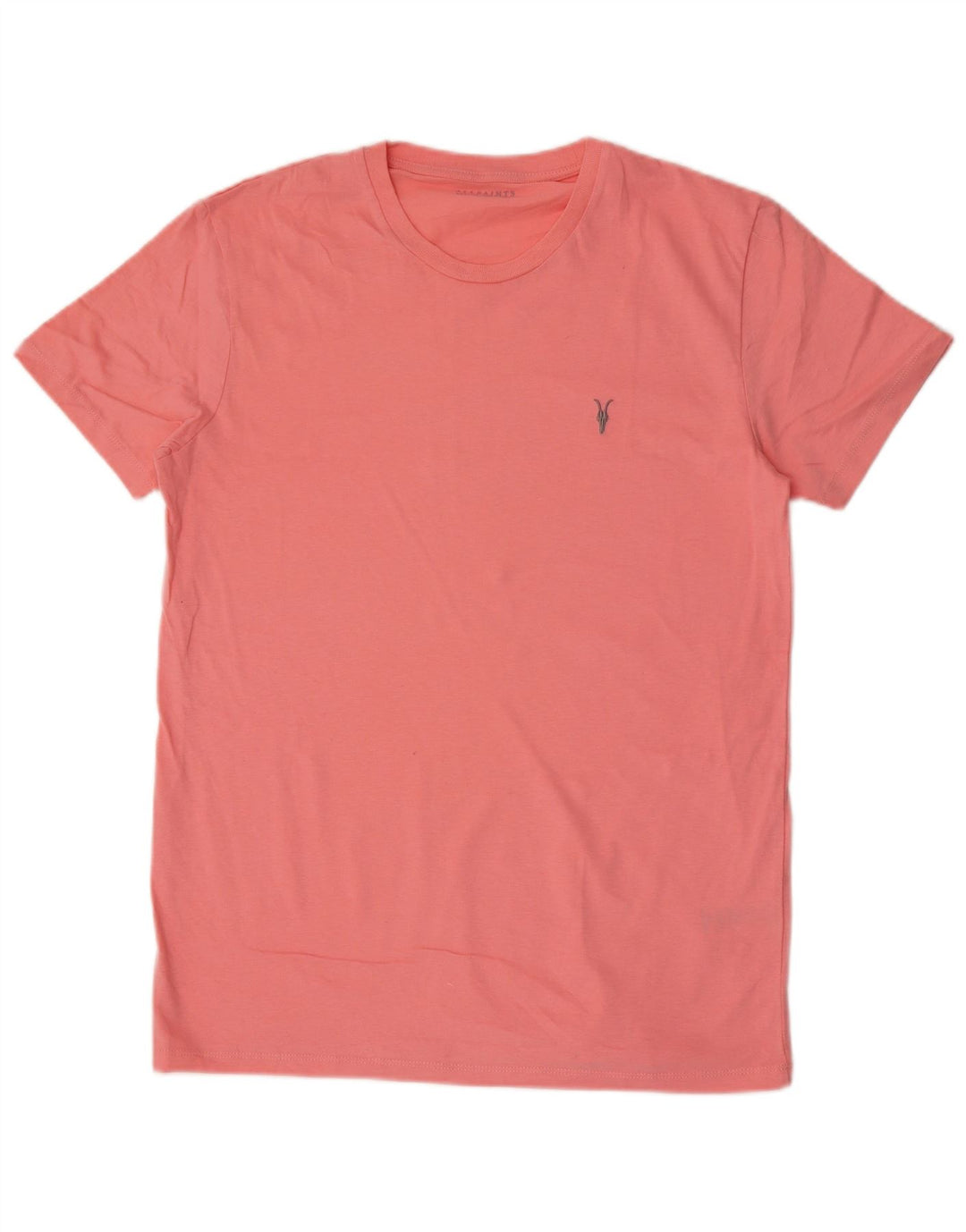 All Saints Herren-T-Shirt aus mittelrosa Baumwolle
