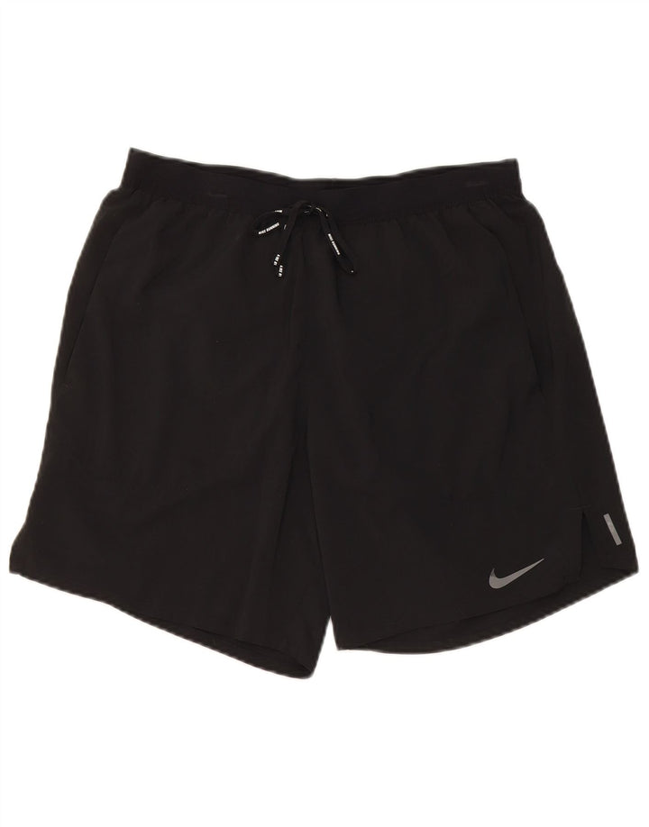 Nike Herren-Sportshorts, Größe S, Schwarz, Polyester