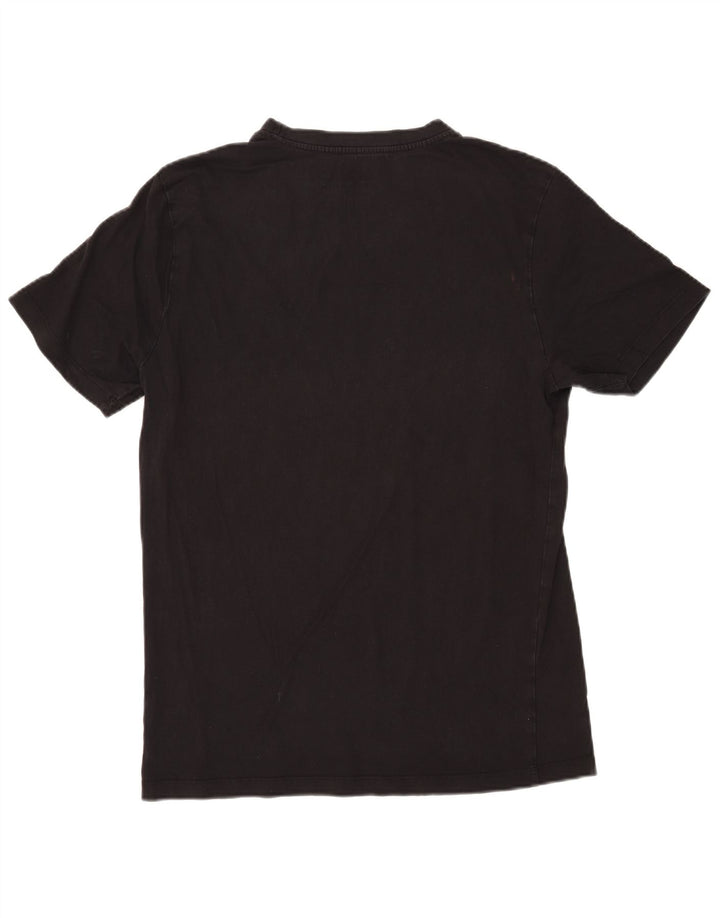 Nike Herren T-Shirt Top Large Schwarz Baumwolle