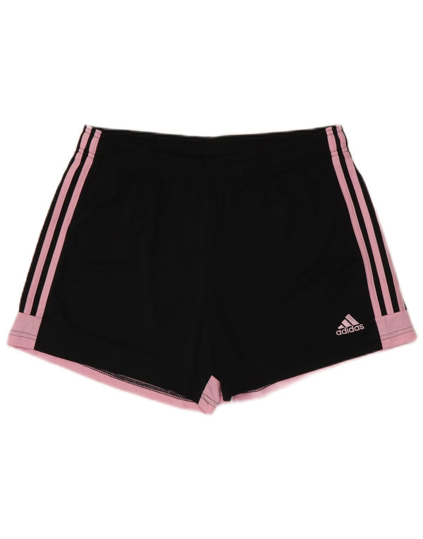 Adidas Damen Aeroready Sport Shorts UK 16/18 Large Schwarz Colourblock