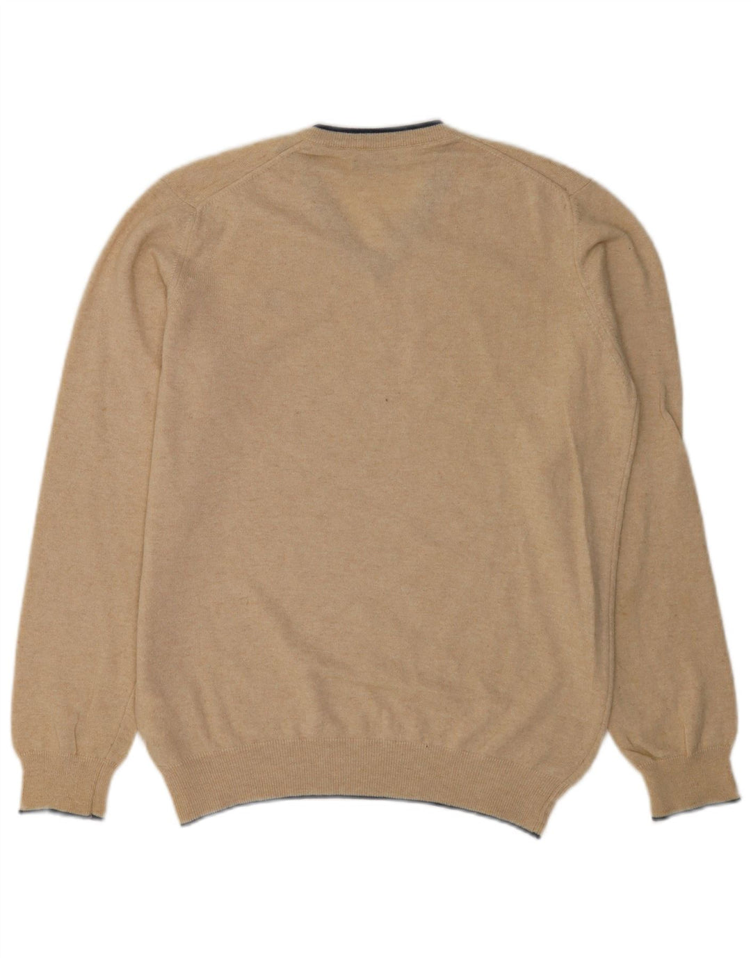 North Sails Herren-Pullover mit V-Ausschnitt, klein, beige, Polyamid